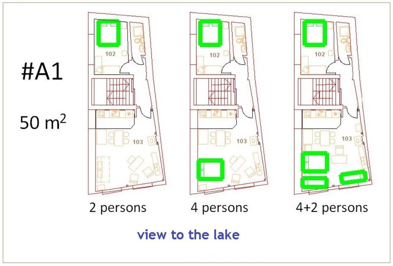 'By The Lake' Apartments Ohrid Kültér fotó